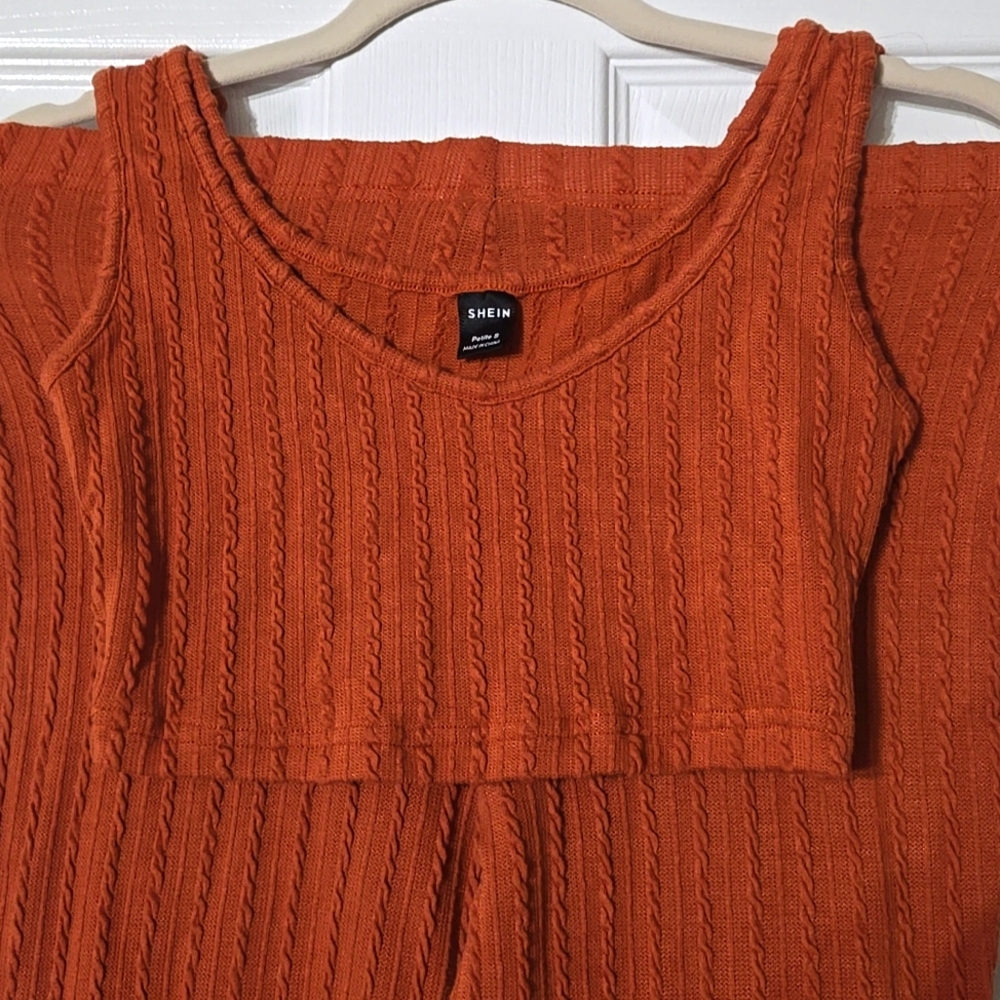 Orange Knit 2pc - Picture 2 of 4